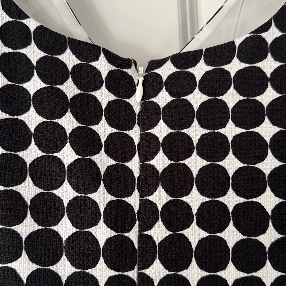 Banana Republic Marimekko Black and White Patterned Mini Dress Size: 10 NWOT - Picture 4 of 6